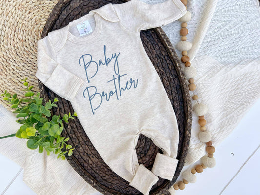 Baby Romper | Baby Brother Blue