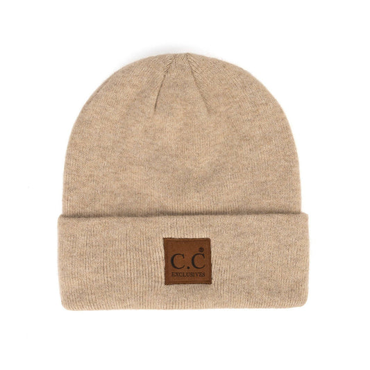 CC Beanie Heather Knit Basic - ADULT