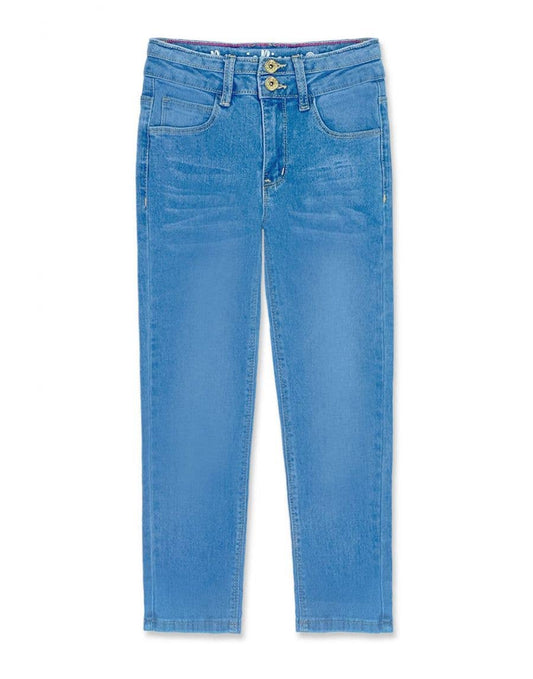 Toddlers Basic Fit Jeans w/ Glitter Buttons