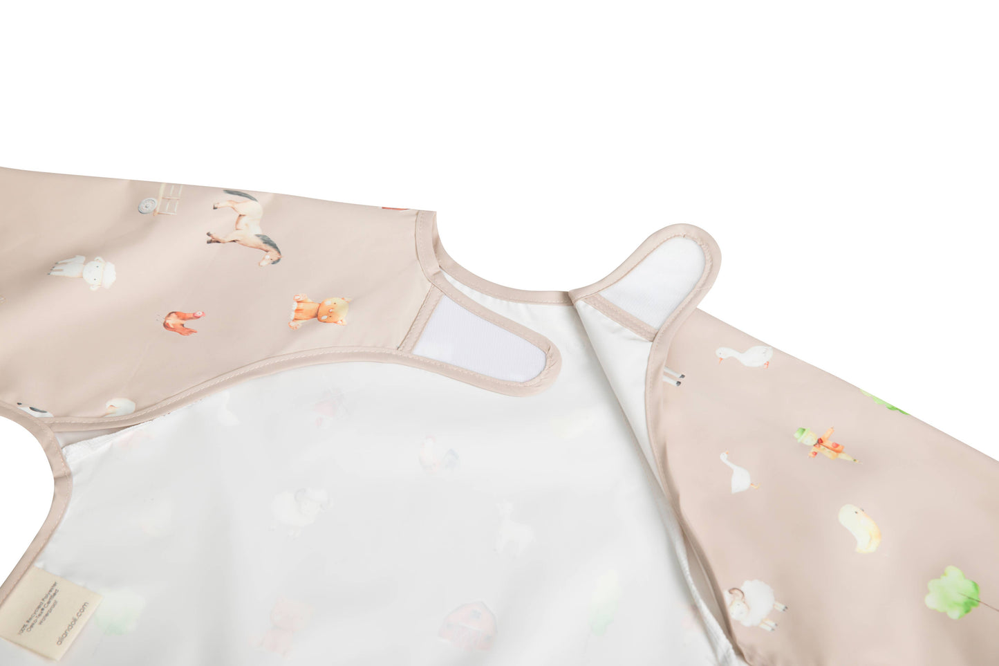 Smock Bib for Baby & Toddler Long Sleeve (Farm)