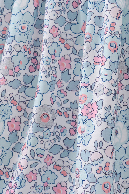 Mint Floral Character Ruffle Dress