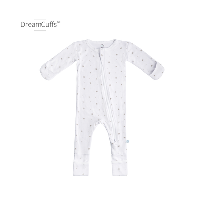 Baby Bamboo Pajamas w/ DreamCuffs™ - Dusty Rose