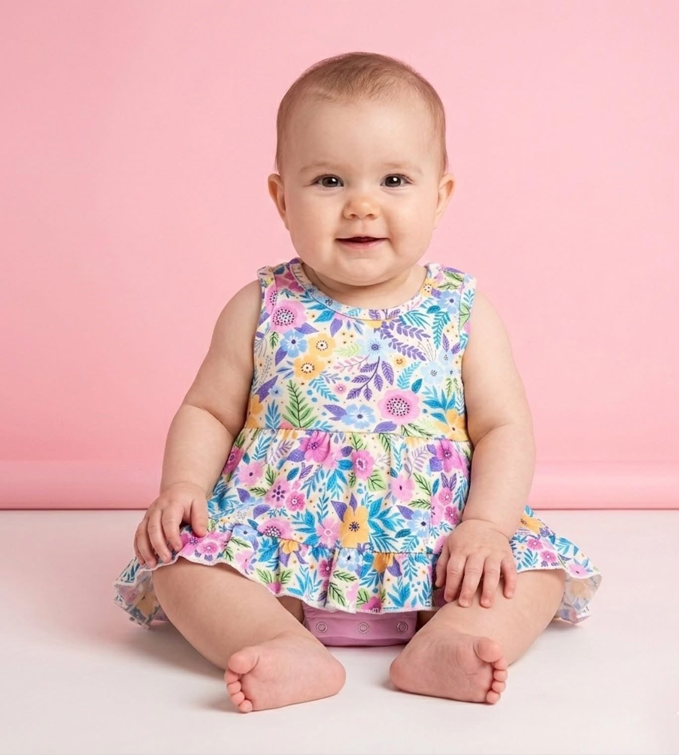 Sunlit Petals - Romper