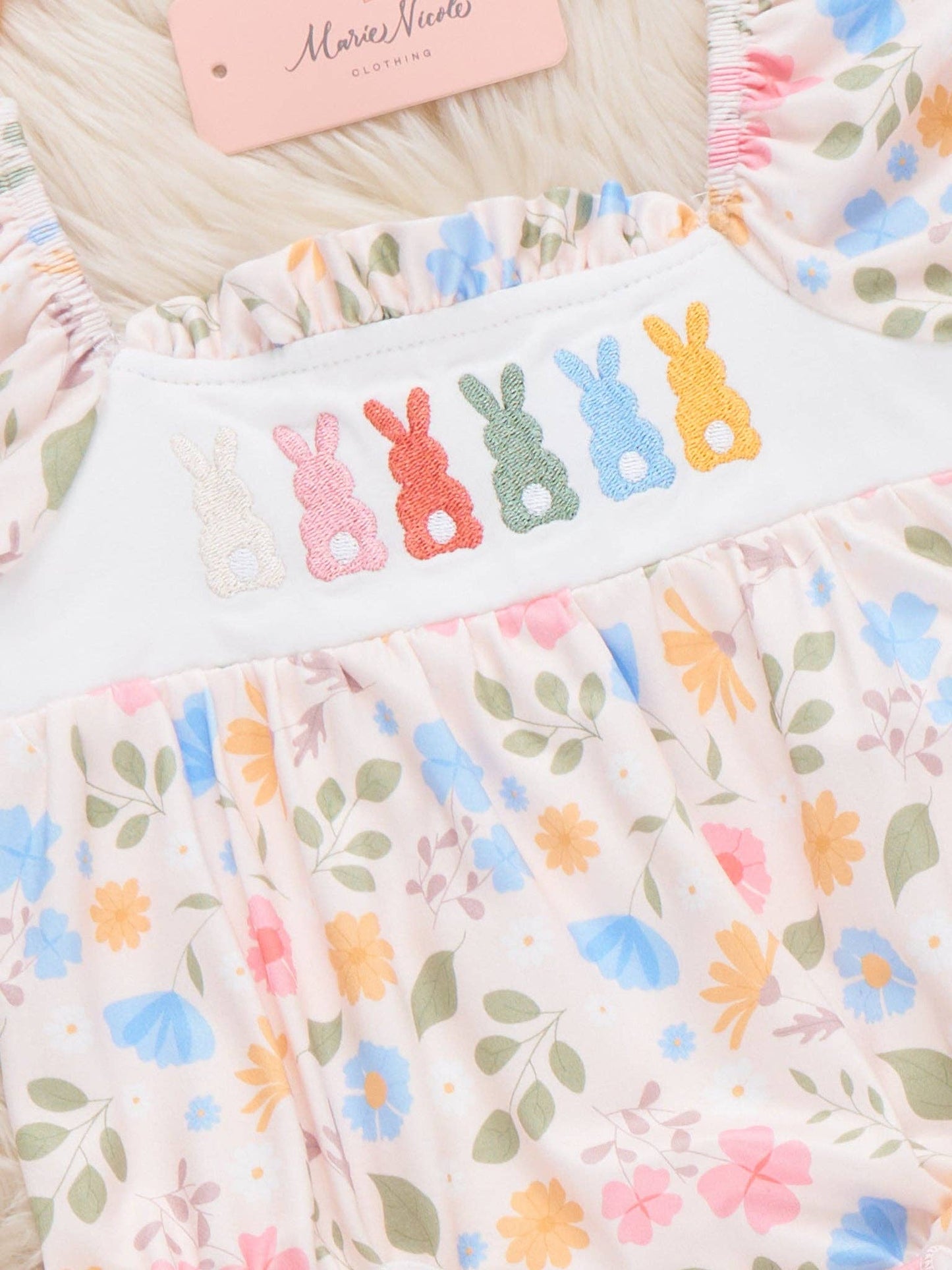 Blossom Hop Embroidered Bubble