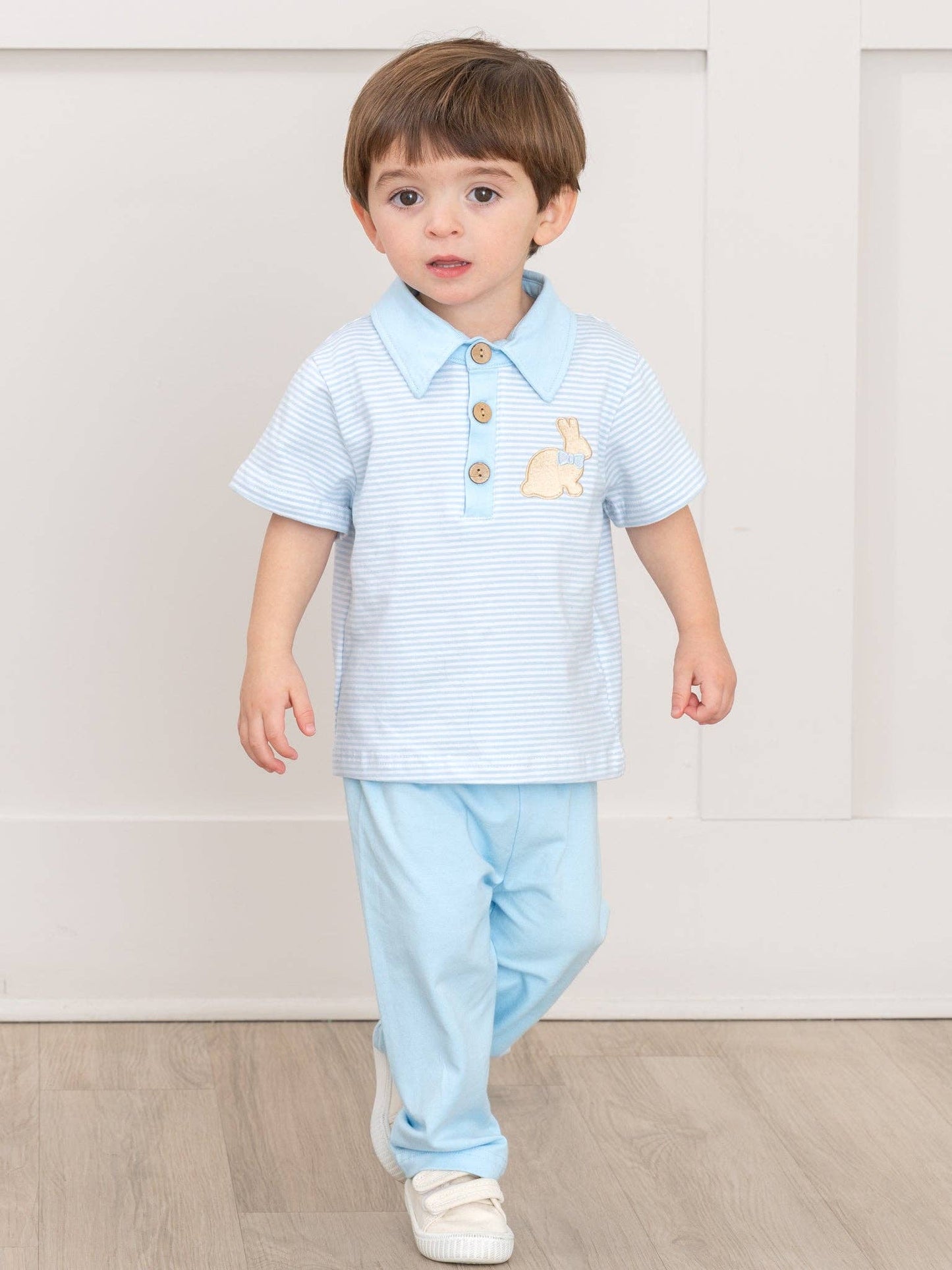 Picnic Hop Embroidered Cotton Outfit