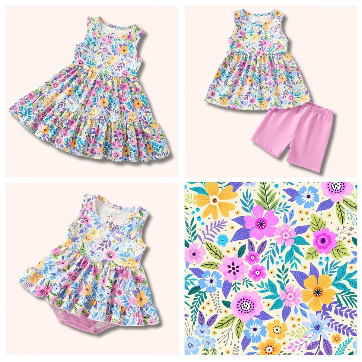 Sunlit Petals - Dress