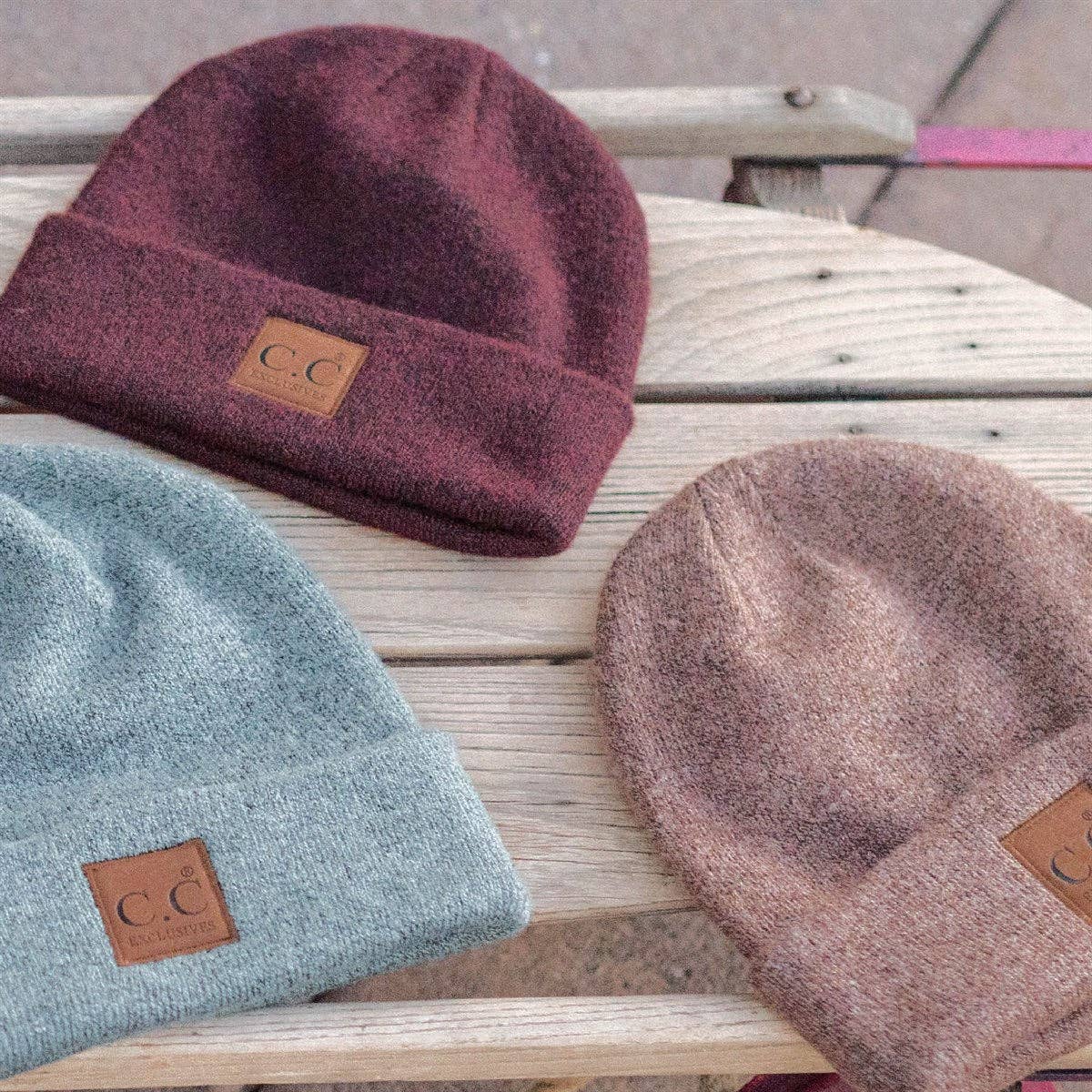 CC Beanie Heather Knit Basic - ADULT