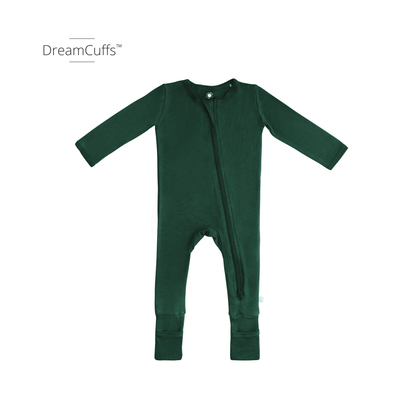 Baby Bamboo Pajamas w/ DreamCuffs™ - Dusty Rose