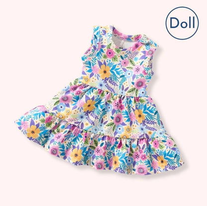 Sunlit Petals - Doll Dress