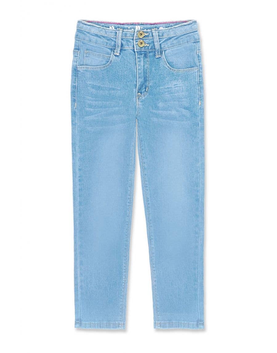 Toddlers Basic Fit Jeans w/ Glitter Buttons