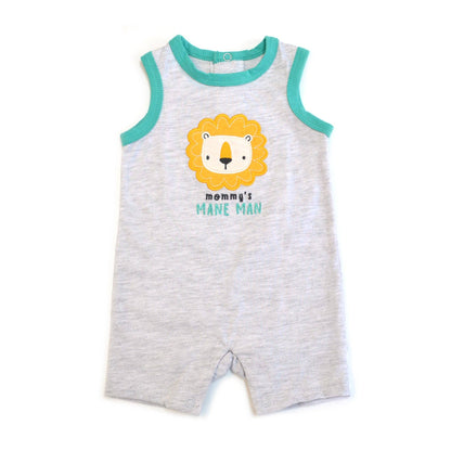 2pcs Set Baby Sleeveless Rompers Tank Top Jumpsuit