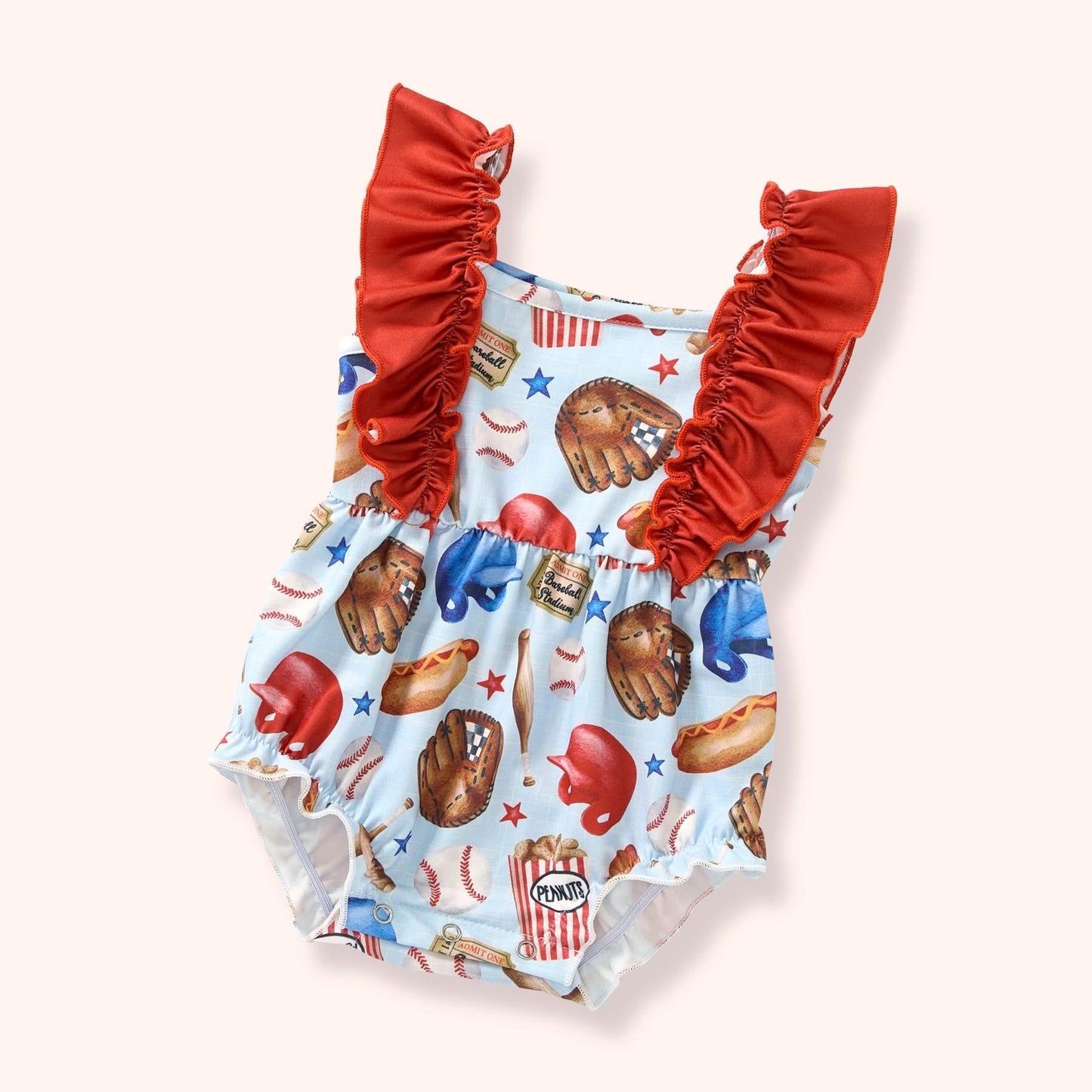 Baseball Life - Girl Romper