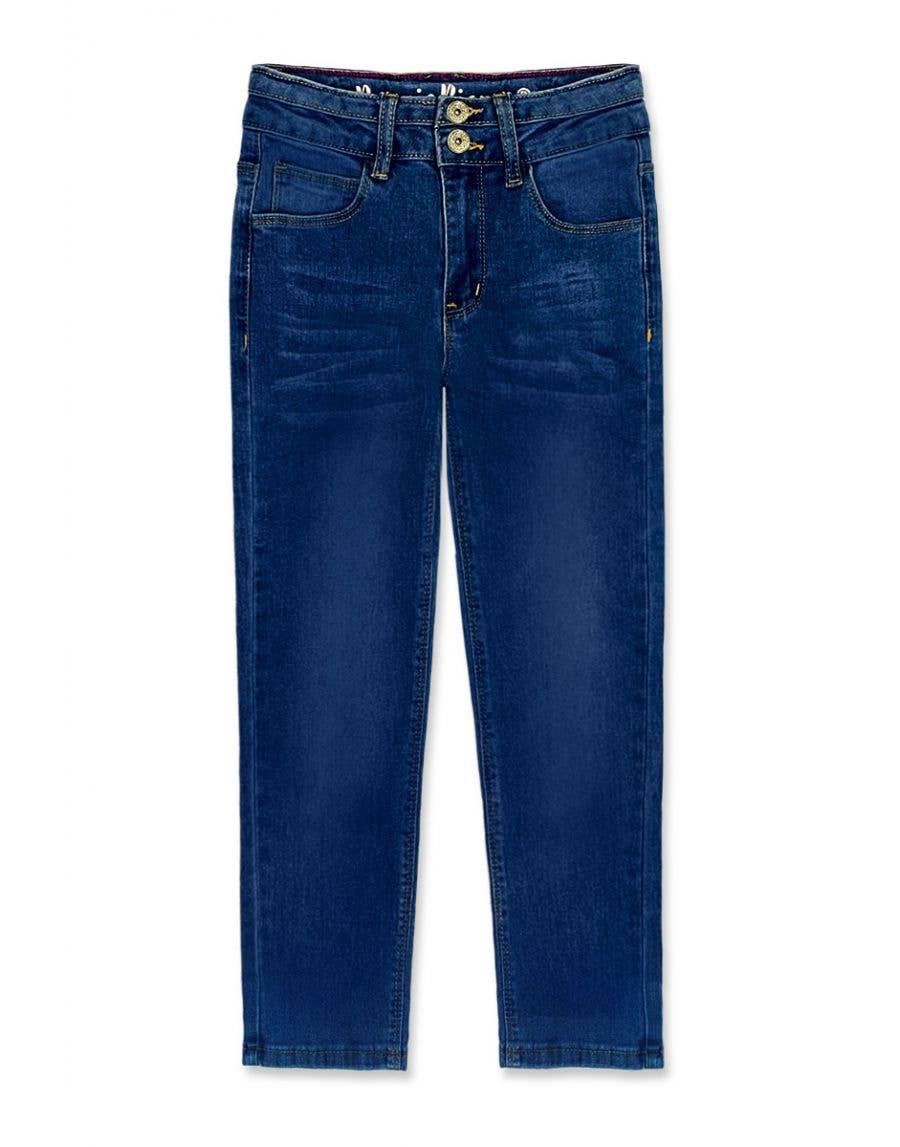 Toddlers Basic Fit Jeans w/ Glitter Buttons