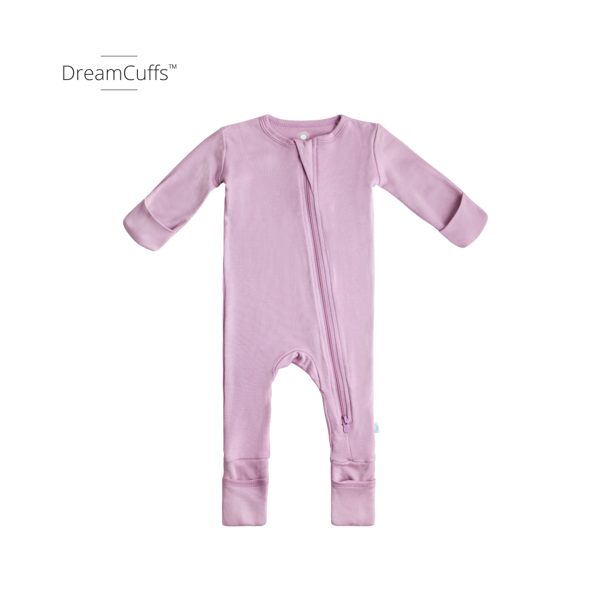 Baby Bamboo Pajamas w/ DreamCuffs™ - Dusty Rose