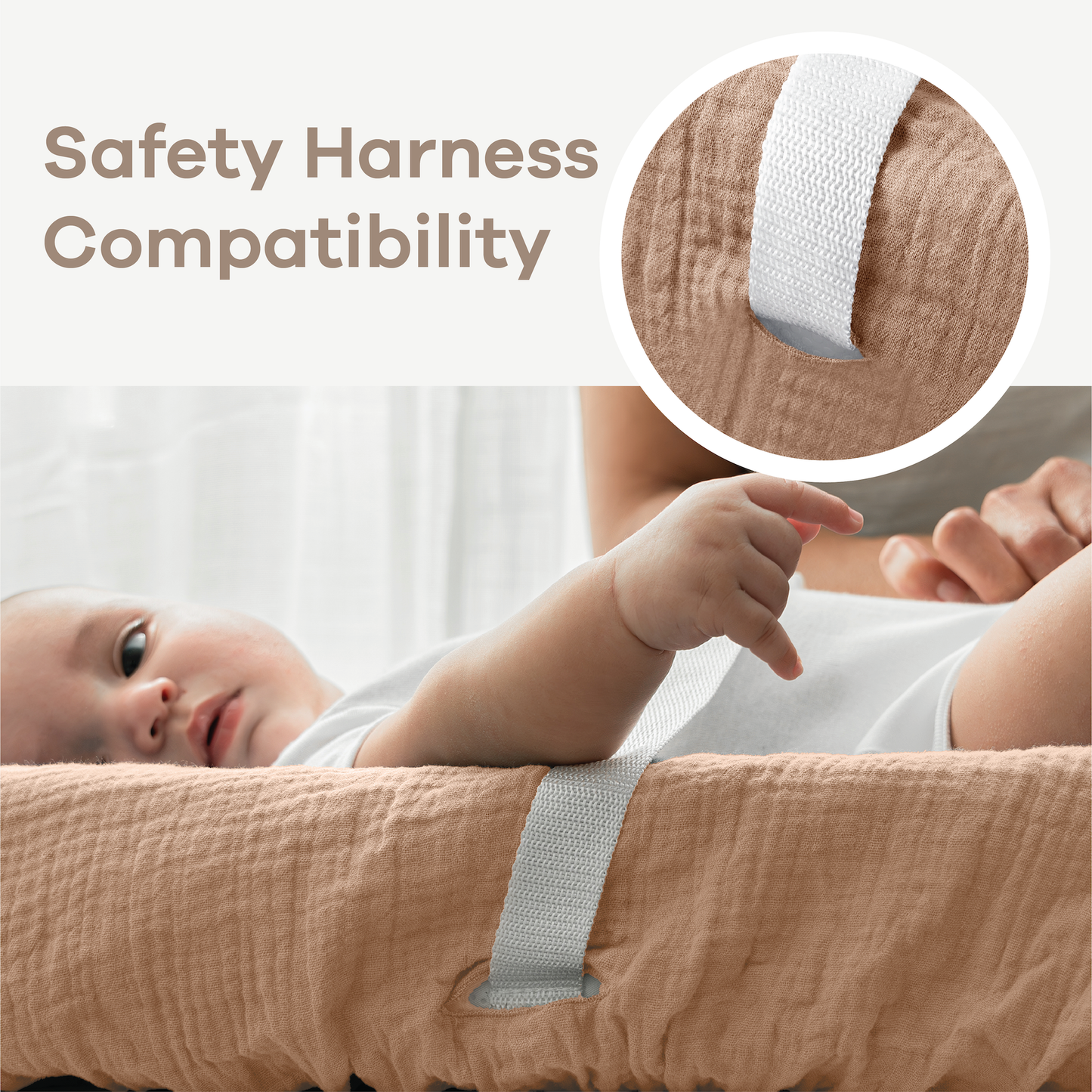 Muslin Fitted Changing Pad Cover, 2 Pack by Comfy Cubs