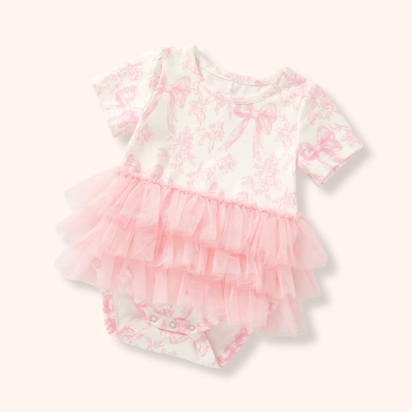 Pink Vintage French Fairytale - Romper