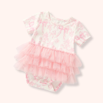 Pink Vintage French Fairytale - Romper