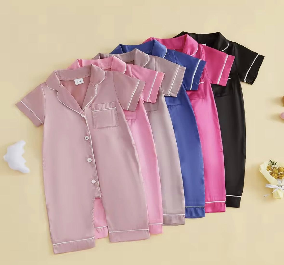 Silk PJ Romper