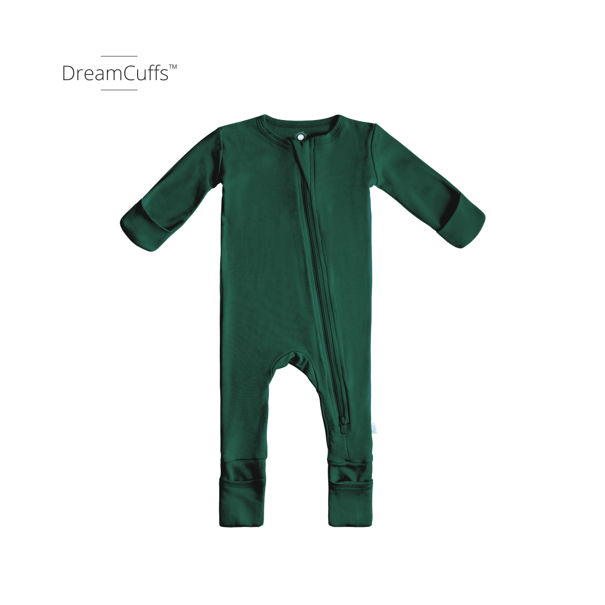 Baby Bamboo Pajamas w/ DreamCuffs™ - Dusty Rose