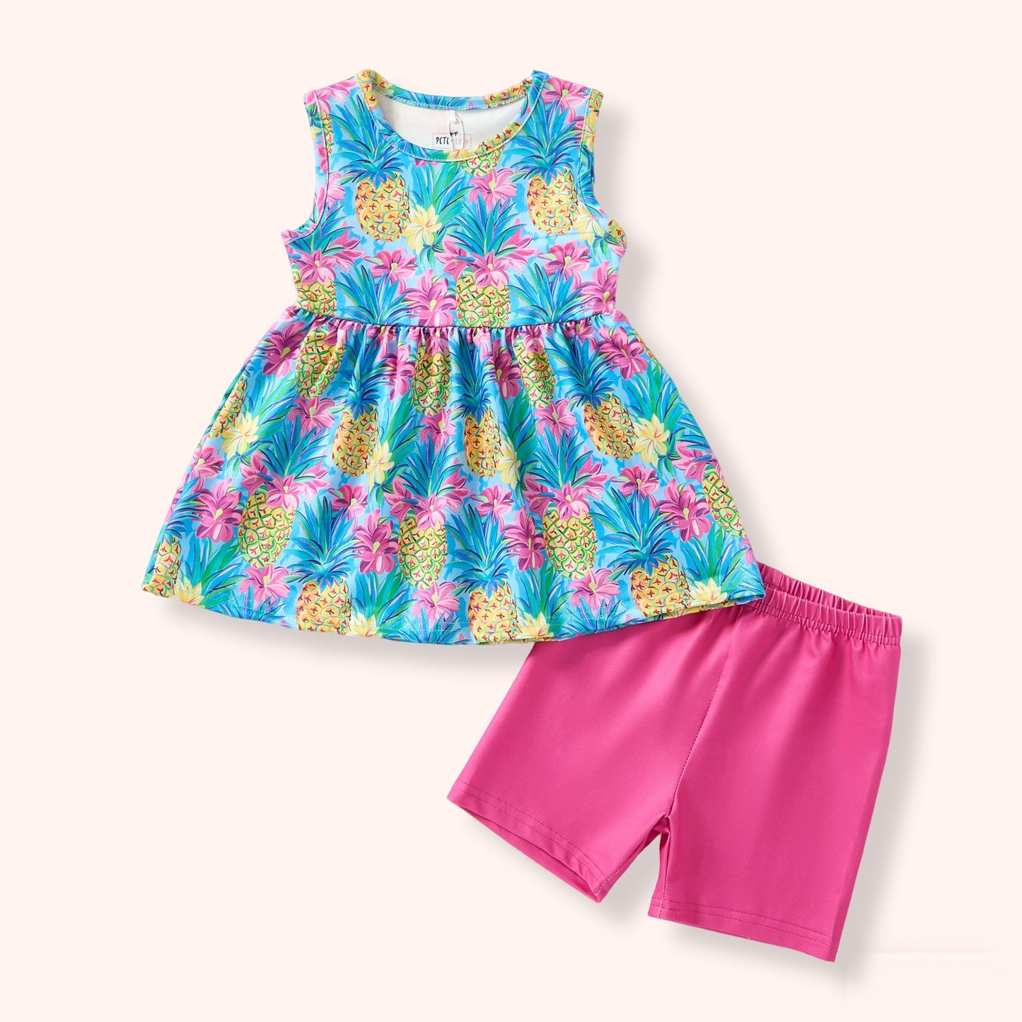 Preppy Pineapple - Shorts Set