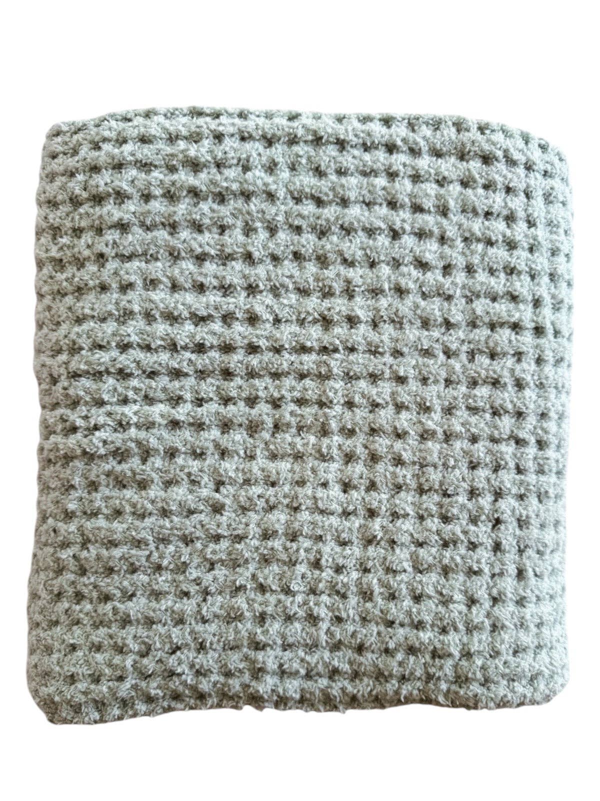 Phufy® Bliss Waffle Blanket, Mist Green