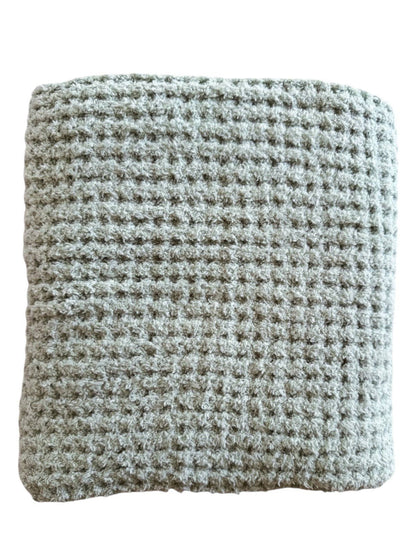 Phufy® Bliss Waffle Blanket, Mist Green