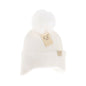 Kid's CC Double Pom Beanie with Ear Flaps