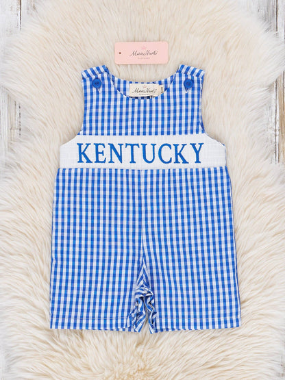 Kentucky Smocked Gingham Johnny