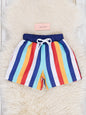 Navy Striped Swimsuit