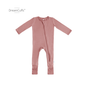 Baby Bamboo Pajamas w/ DreamCuffs™ - Dusty Rose