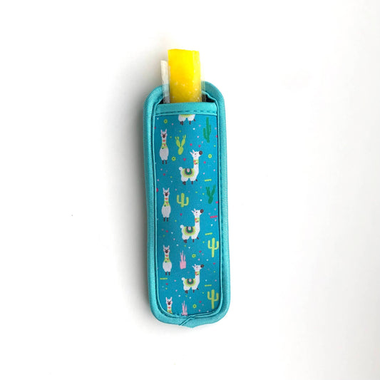 Neoprene Popsicle Holder Lama Freezie Koozie