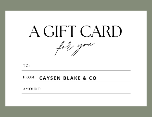 Caysen Blake & Co Gift Card