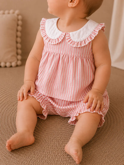 Stripe Pink Set