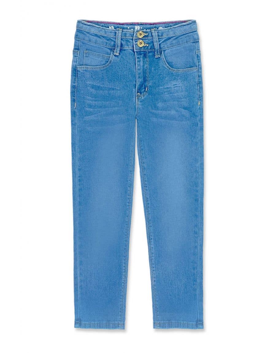 Toddlers Basic Fit Jeans w/ Glitter Buttons