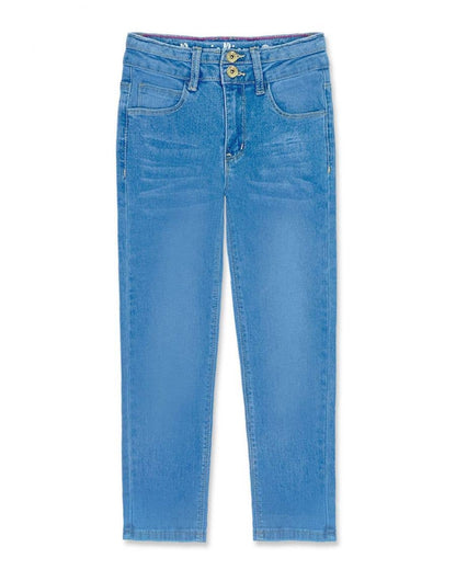 Toddlers Basic Fit Jeans w/ Glitter Buttons