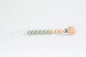 Beaded Wooden & Silicone Pacifier Clip