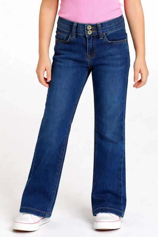 Toddlers Basic Fit Jeans w/ Glitter Buttons