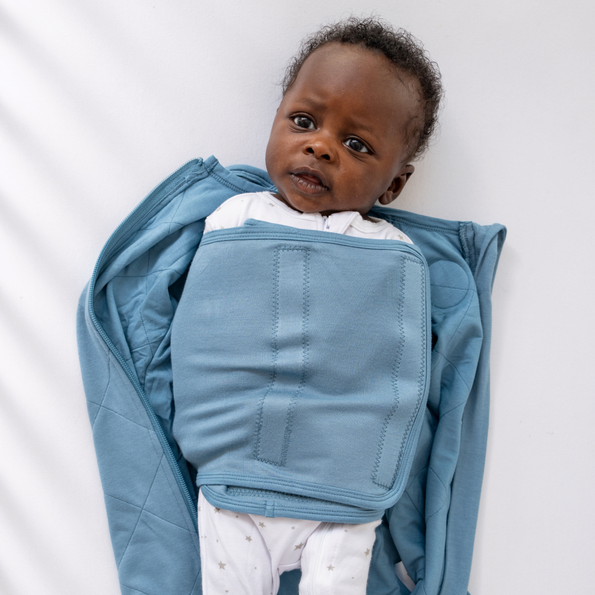 Bamboo Classic Swaddle (Non-weighted) - Ocean Blue