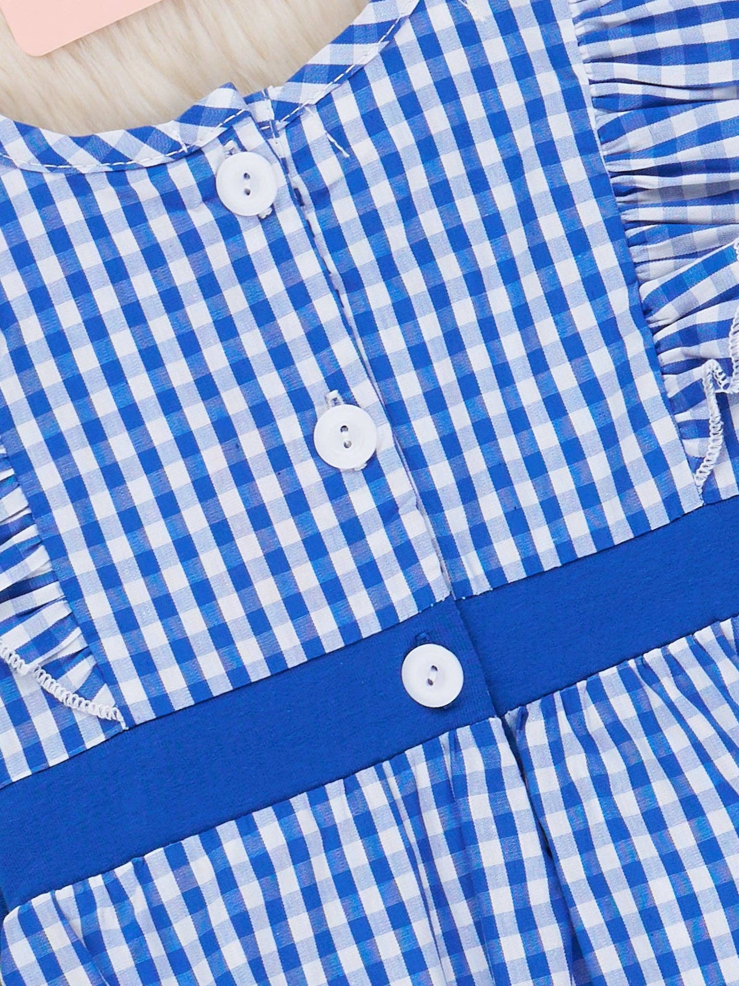 Kentucky Smocked Gingham Bubble