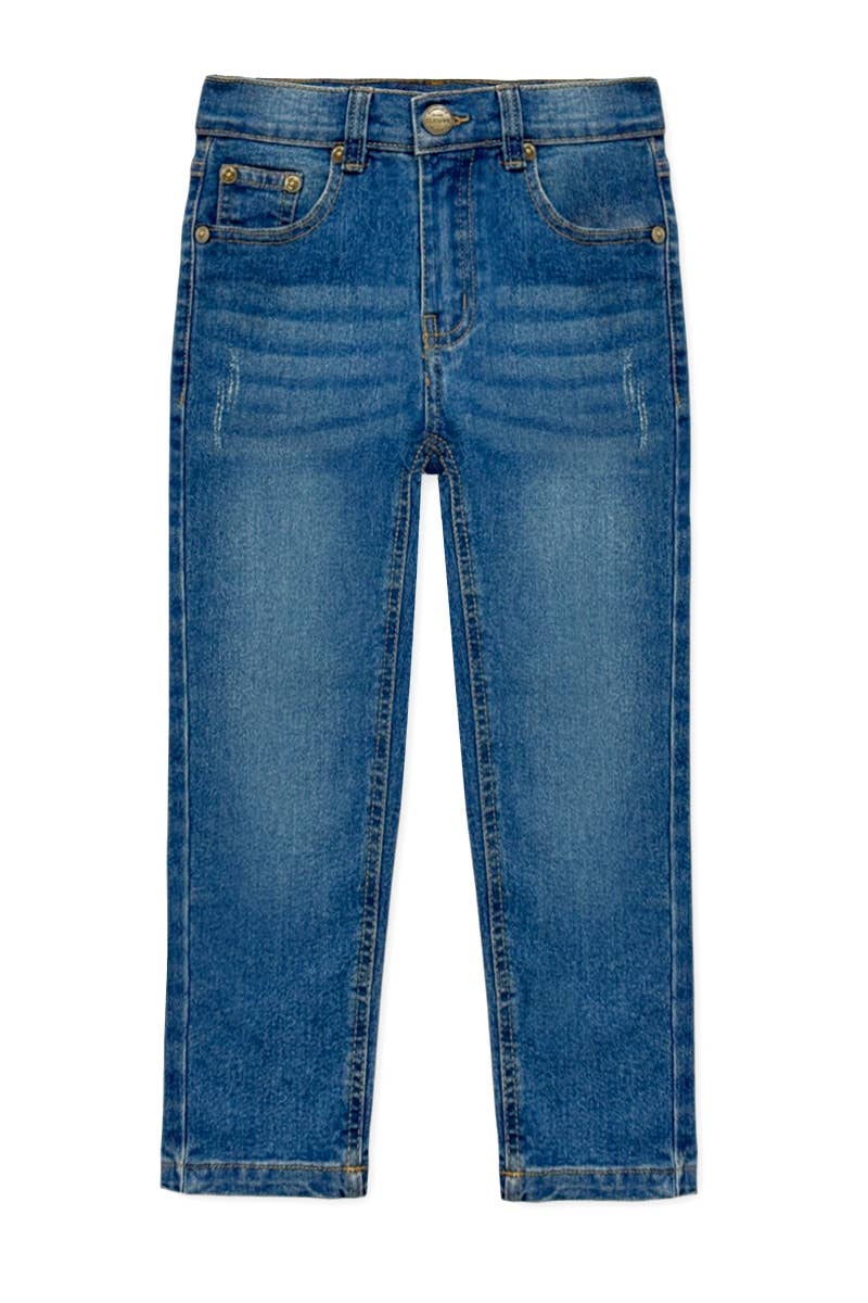 Boy's Basic Fit Jean - Medium Denim