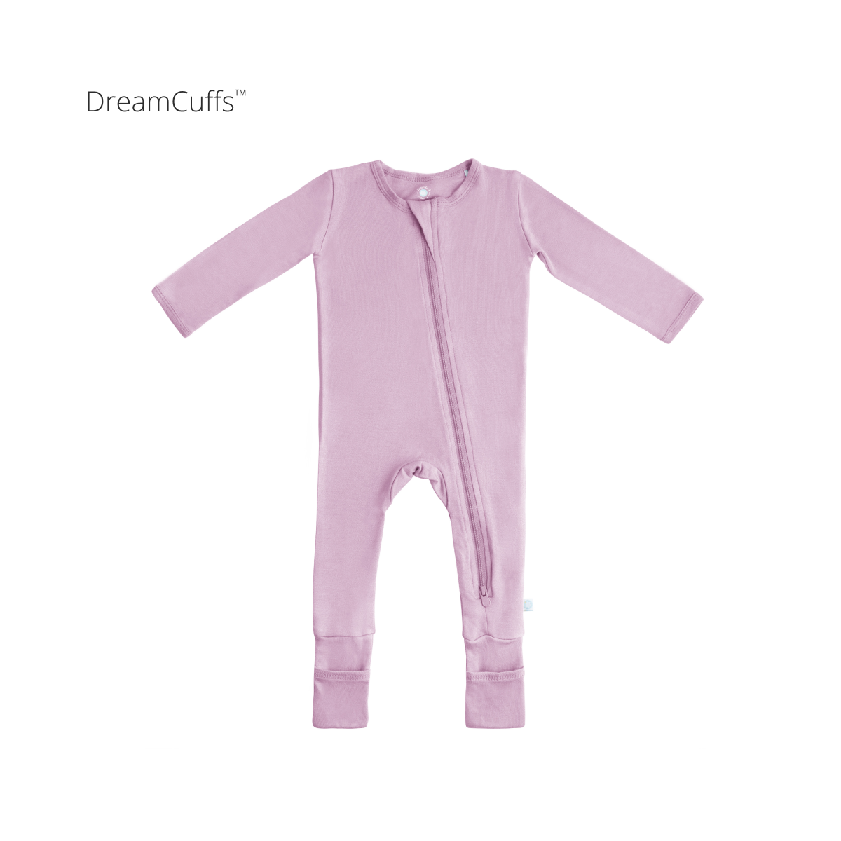Baby Bamboo Pajamas w/ DreamCuffs™ - Dusty Rose