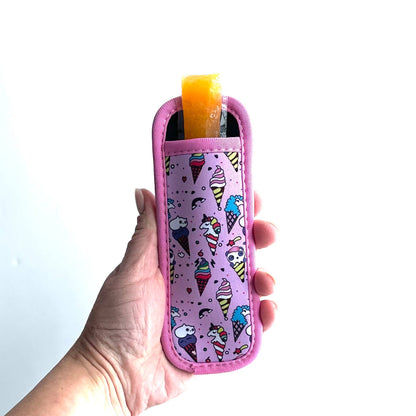 Neoprene Popsicle Holder Ice Cream Cones Freezie Koozie