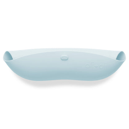 Silicone Baby Bib Roll Up & Stay Closed - (Sky)