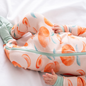 Baby Bamboo Pajamas w/ DreamCuffs® - Fresh Peach