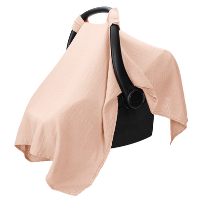 Baby Car Seat Cover, Large Car Seat Canopy by Comfy Cubs