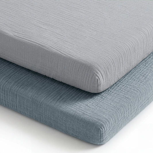 Muslin Bassinet Sheets - 2 pack